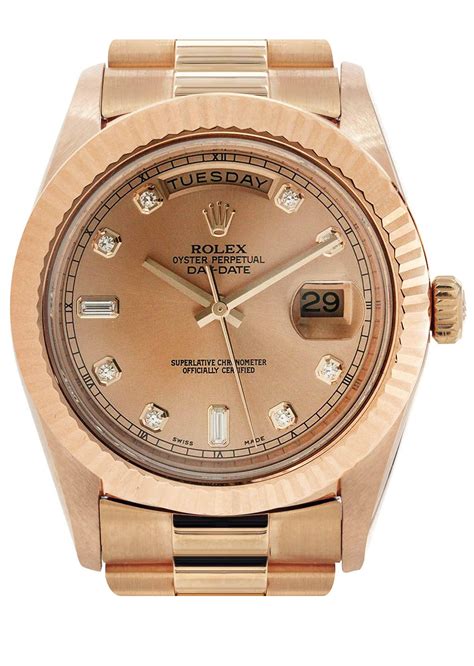 rolex rose gold 41 mm.